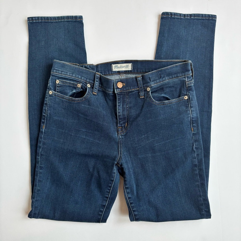 Madewell Alley Women's Straight Leg Jeans - Dark Blue, size 30